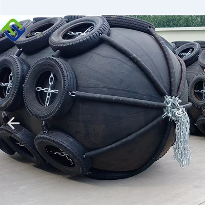 LNG αποβάθρα σκαφών που επιπλέει το θαλάσσιο λαστιχένιο πνευματικό κιγκλίδωμα Yokohama με το πιστοποιητικό του BV